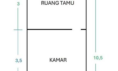DISEWAKAN KONTRAKAN STRATEGIS  TENJO (800m dari Stasiun KRL Cilejit)