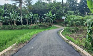 Dijual tanah pinggir jalan aspal dekat UIN Serang, 3022 m2, SHM, 200rb