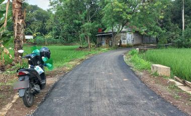 Dijual tanah pinggir jalan aspal dekat UIN Serang, 3022 m2, SHM, 200rb