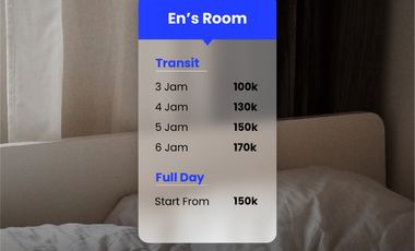 Staycation Affordable by En'sRoom Wednesday