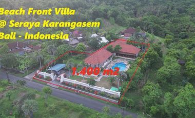 Dijual Cepat Super Murah Villa Tepi Pantai Seraya Karangasem