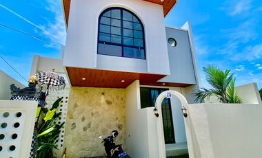 villa di sanur, villa baru modern, villa murah