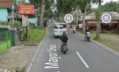 TANAH TERMURAH PINGGIR JL. RAYA MAYOR UNUS 517M KALINEGORO MERTOYUDAN