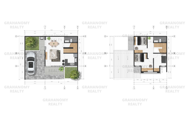 Rumah 2 Lantai Konsep Modern Tropical European di Yogyakarta