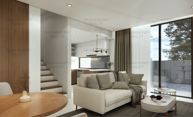 Rumah 2 Lantai Konsep Modern Tropical European di Yogyakarta