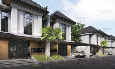 Rumah 2 Lantai Konsep Modern Tropical European di Yogyakarta
