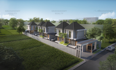 Rumah 2 Lantai Konsep Modern Tropical European di Yogyakarta