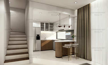 Rumah 2 Lantai Konsep Modern Tropical European di Yogyakarta