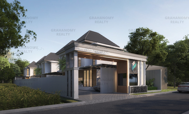 Rumah 2 Lantai Konsep Modern Tropical European di Yogyakarta