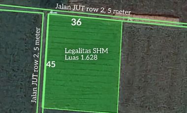Tanah sawah nol jalan dekat jalan raya lokasi balong panggang