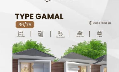 Rumah 1 Lantai Cuma 10 Menit ke Bandara Juanda - MVJ Gamal 36/75