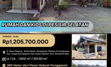 Rumah dijual di Pesisir Selatan, Sumatra Barat