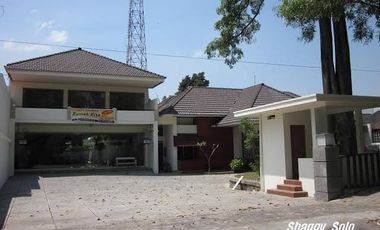Jual Bangunan Hotel di Solo Surakarta jl slamet Riyadi