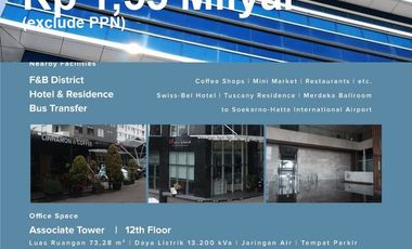 DIJUAL Office Space Associate Tower - Serpong
