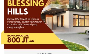 rumah nuansa villa dua lantai di cipanas puncak jawa barat