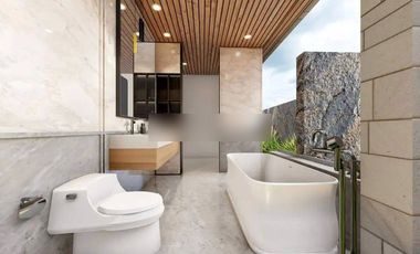 Villa baru view laut dekat dengan Sanur, pembangunan sudah 75%