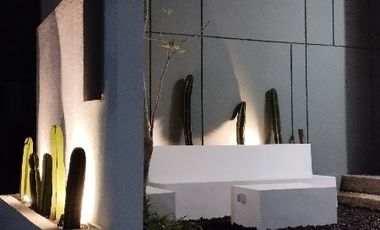 rumah di sanggulan, modern style villa