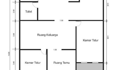 DIJUAL RUMAH DEKAT RS AWAL BROS HANG TUAH PKU, ANTI MACET, PEKANBARU
