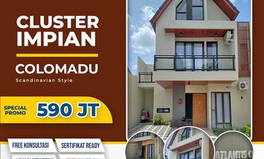 [BONUS TINGGAL PILIH] RUMAH DI COLOMADU LINGKUNGAN ASRI DAN KAMPUS AKF