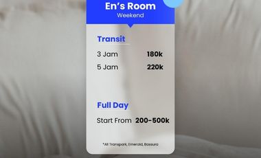 Promo Apartemen Grand Dika City Bekasi En'sRoom Rabu
