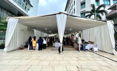 Sewa Space Outdoor Untuk Event/Bazar Murah Gedung Antam Tower B