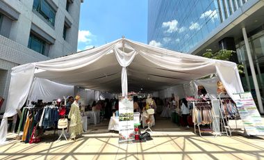 Sewa Space Outdoor Untuk Event/Bazar Murah Gedung Antam Tower B