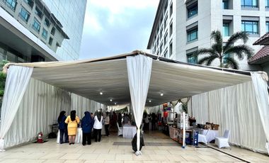 Sewa Space Outdoor Untuk Event/Bazar Murah Gedung Antam Tower B