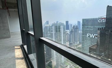 Sewa Kantor 908 m2 Kondisi Bare di One Pacific Place SCBD, Lok Premium