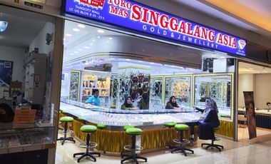 Sewa toko emas murah tangcity mall kota tangerang Pusat Emas LG