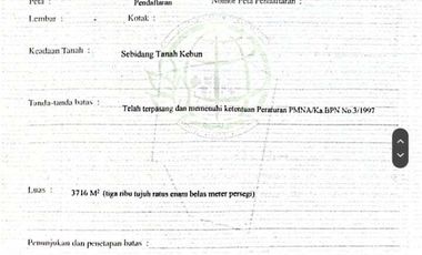 dijual tanah murah dekat Wisata Citumang Pangandaran 212 juta