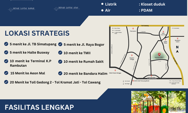 Rumah Strategis 2 Lantai Harga murah 300 Jt an Nego Di Jakarta timur