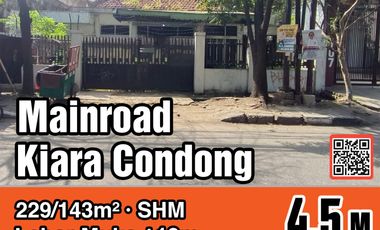 Kircon Mainroad Dekat Kiara Park Bandung Kota, SHM, Cocok Untuk Usaha