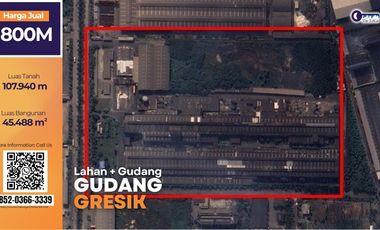 Jual cepat Gudang/Pabrik di Kawasan Industri Gresik