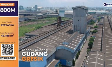 Jual cepat Gudang/Pabrik di Kawasan Industri Gresik