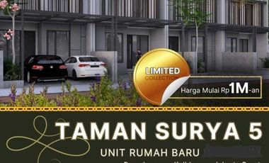 Hanya 4 unit Rumah Baru Taman Surya Murah Saja