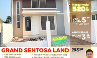 Jual rumah murah sidoarjo, green mansion juanda, rumah 2 lantai