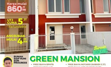 Jual rumah murah sidoarjo, green mansion juanda, rumah 2 lantai