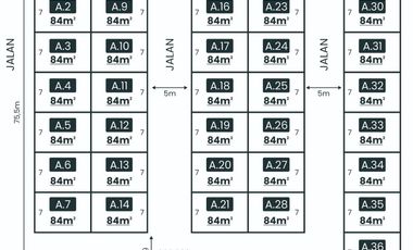 Rumah Bebas DP AL KHAAFIDH Residen deket Taman Wisata Kampung Vietnam