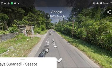 Tanah Luas + Murah Di 0 Jalan Raya Suranadi, Kec. Narmada,Lombok Barat