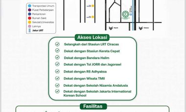 LOKASI STRATEGIS PANCA RESIDENCE-CIRACAS NEMPEL LRT