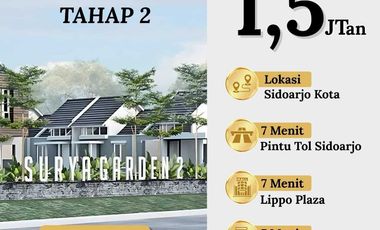 Rumah Cantik Harga 390 jt an di Sidoarjo Kota