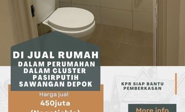 Rumah siapu huni di pasir putih sawangan depok