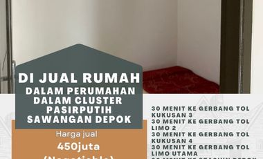 Rumah siapu huni di pasir putih sawangan depok