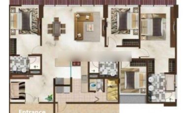 Dijual Cepat Apartemen Gold Coast Terrace Pik 4 BR Full Furnished