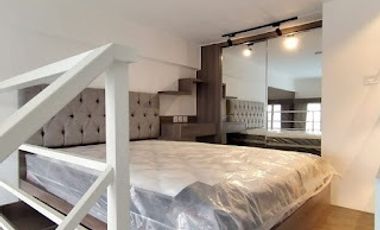 808 - Dijual Apartemen Icon Mall Gresik 1BR Loft Tower A Lt 18 Furnish