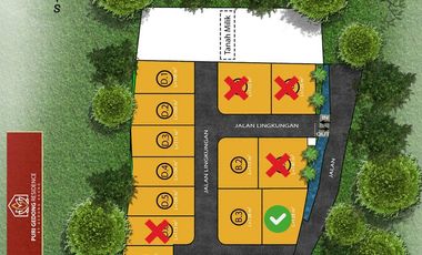 Dijual villa cluster mewah SHM di Puri Gading Jimbaran
