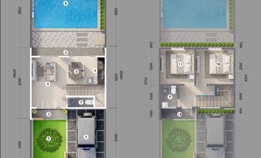 Dijual villa cluster mewah SHM di Puri Gading Jimbaran