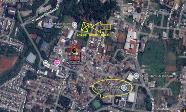 Tanah 826m2,Strategis Di dekat Kantor Walikota Tangerang Selatan