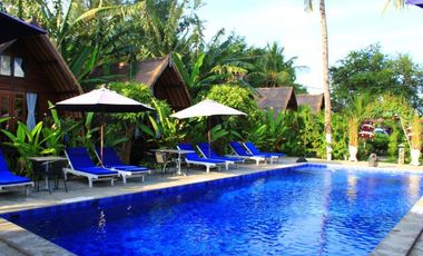 Dijual Hotel/Resort Bintang 4 di Tepi Pantai Gili Air Lombok