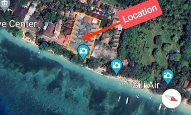 Dijual Hotel/Resort Bintang 4 di Tepi Pantai Gili Air Lombok